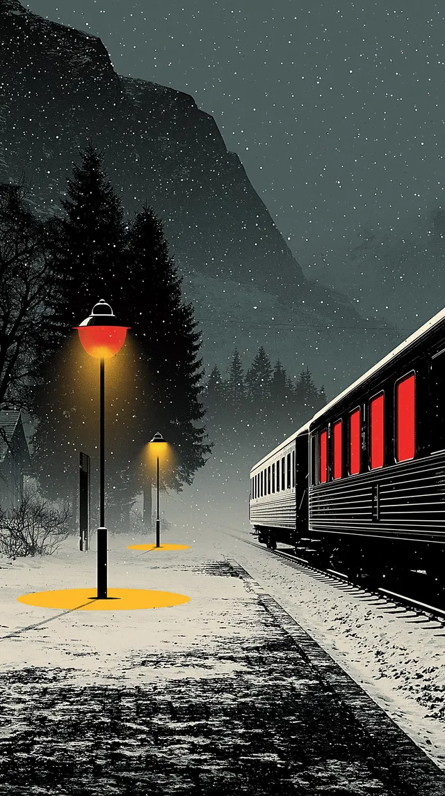 Train Through the Mountains