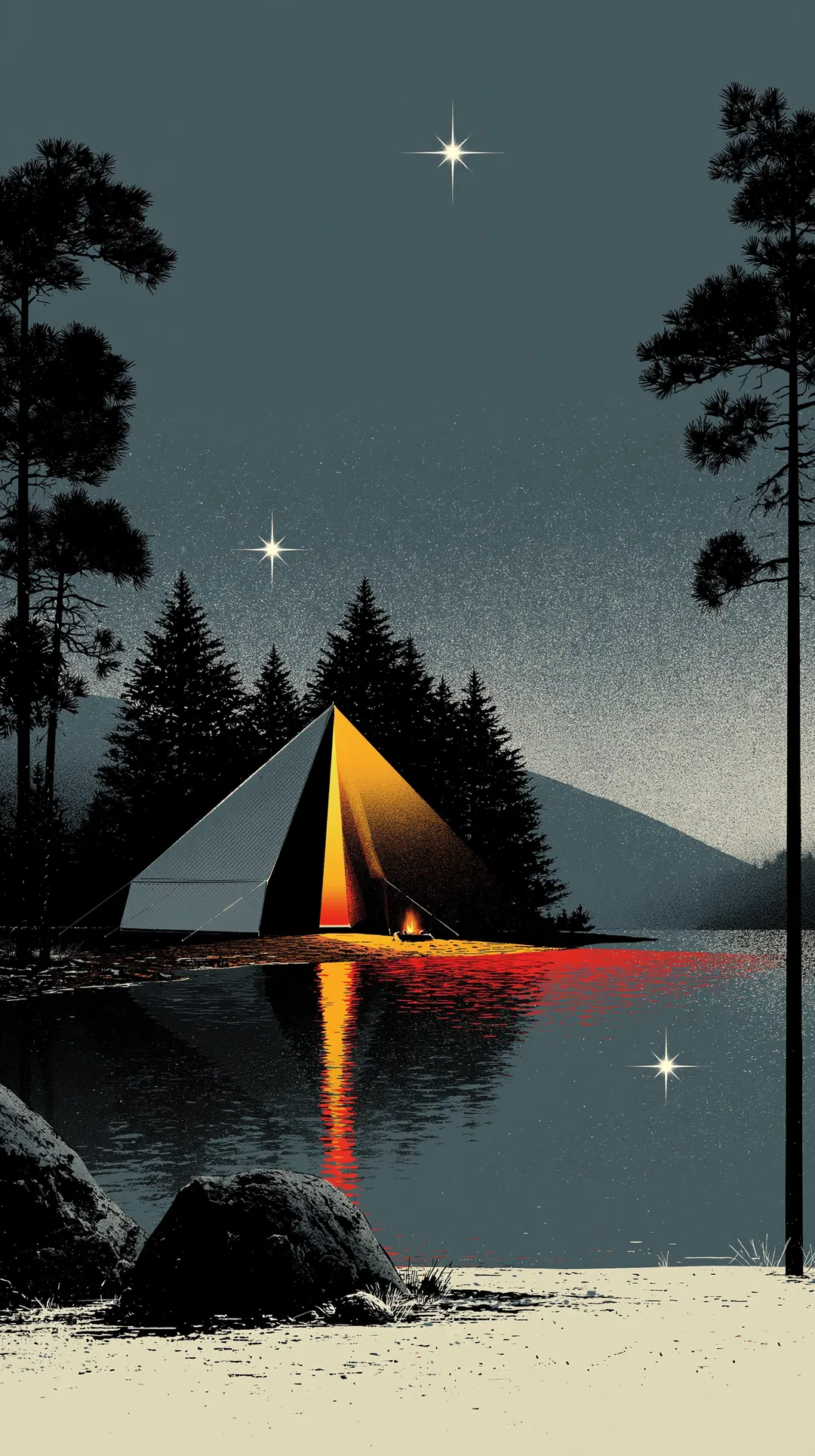 Starry Night Camping